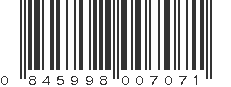 UPC 845998007071