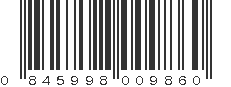 UPC 845998009860