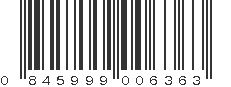 UPC 845999006363