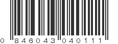 UPC 846043040111