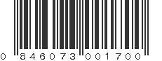 UPC 846073001700