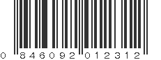 UPC 846092012312