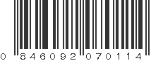 UPC 846092070114