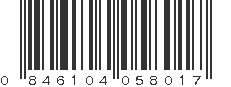 UPC 846104058017