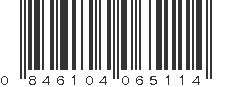 UPC 846104065114