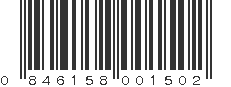 UPC 846158001502