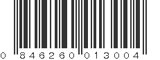 UPC 846260013004