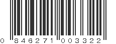 UPC 846271003322