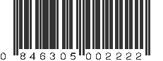 UPC 846305002222