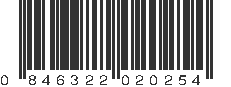 UPC 846322020254