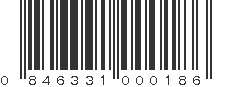 UPC 846331000186