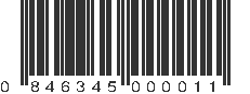 UPC 846345000011