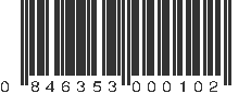 UPC 846353000102