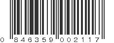 UPC 846359002117