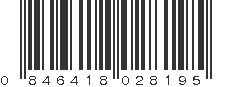 UPC 846418028195