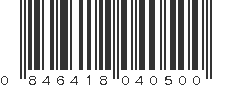 UPC 846418040500