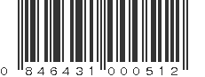 UPC 846431000512