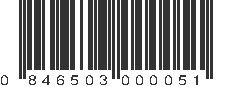 UPC 846503000051