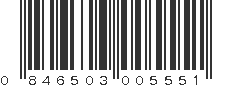 UPC 846503005551