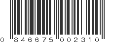 UPC 846675002310