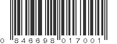 UPC 846698017001