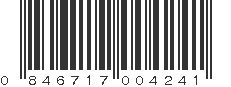 UPC 846717004241