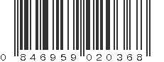 UPC 846959020368