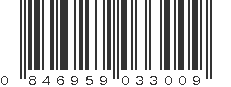 UPC 846959033009