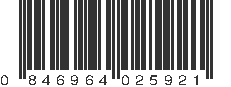 UPC 846964025921