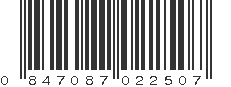 UPC 847087022507