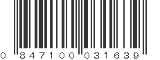 UPC 847100031639