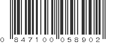 UPC 847100058902