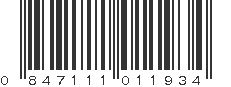 UPC 847111011934