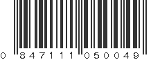 UPC 847111050049