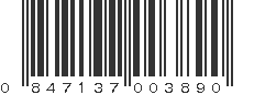 UPC 847137003890