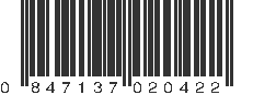 UPC 847137020422