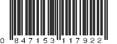 UPC 847153117922