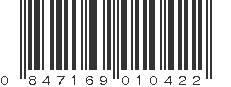 UPC 847169010422