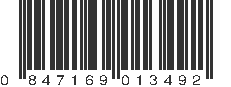 UPC 847169013492