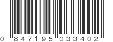 UPC 847195033402