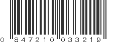 UPC 847210033219