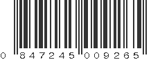 UPC 847245009265