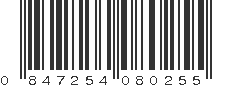 UPC 847254080255