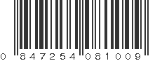 UPC 847254081009