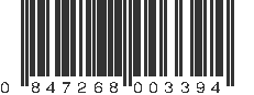 UPC 847268003394