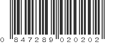 UPC 847289020202