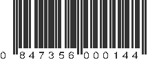 UPC 847356000144