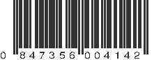 UPC 847356004142