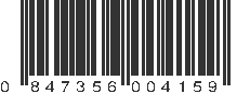 UPC 847356004159