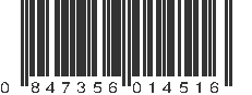 UPC 847356014516